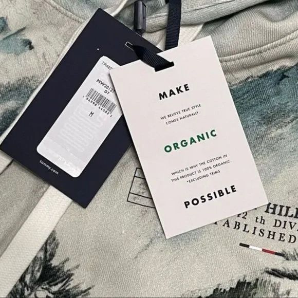 Nwt Tommy Hilfiger Landscape Hoodie Medium - Picture 8 of 8